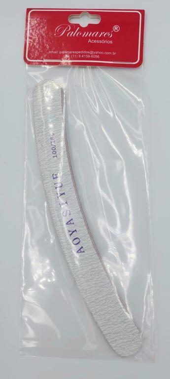 LIXA O.P.I PROFISSIONAL 100/ 180 - BANANA, BOOLMERANG MEIA LUA 100-180 PC COM 12