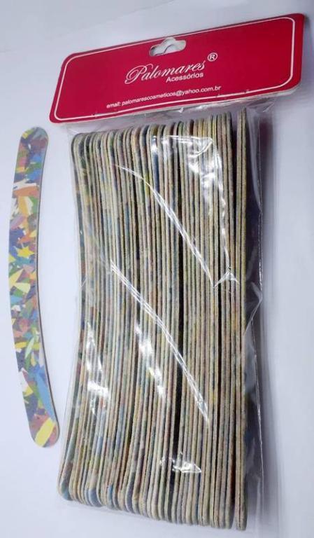 LIXA P/ UNHAS BANANINHA - FOLHAGEM - C/ 36 (REF 558)