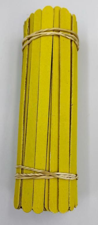 LIXA P/ UNHAS - TRAD 16cm - AMARELA CANARIO - C/ 100 (626)