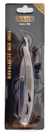 NAVALHETE SUPER BARBA INOX - REF 1112