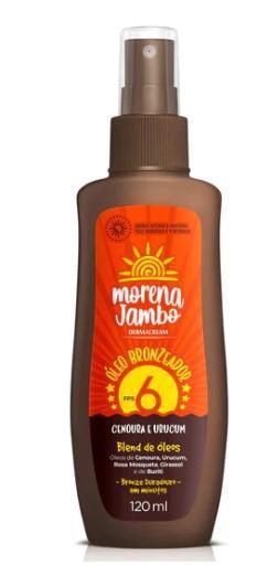 OLEO BRONZEADOR FPS 06 MORENA JAMBO SPRAY 120ML DERMACREAM