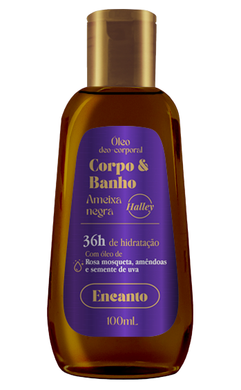 OLEO DESODORANTE CORPORAL HALLEY 100ML AMEIXA NEGRA (ENCANTO ENCANTO) 030500