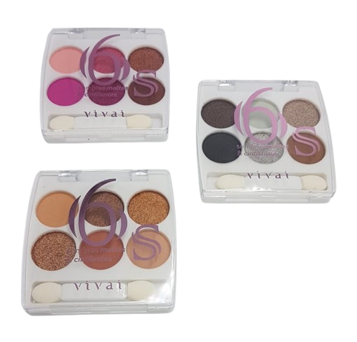PALETA ESTOJO DE SOMBRAS 6S
