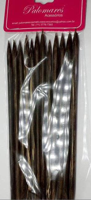 PALITO TUCUN CHANFRO PT AÇO INOX C/ 12 COD. 1117