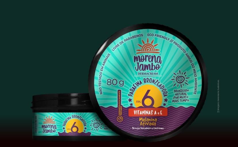 PARAFINA BRONZE MORENA JAMBO 80G VITAMINA D DERMACREAM