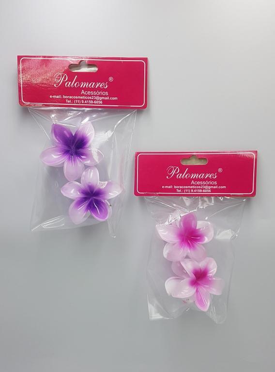 PIRANHA DE CABELO FLORZINHA PAR MEDIO