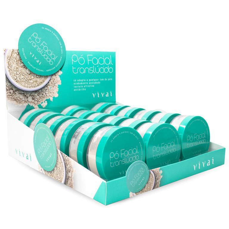 PO FACIAL TRANSLUCIDO VIVAI DISPLAY COM 18