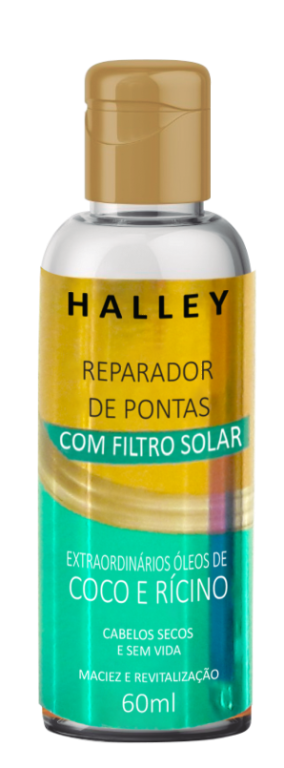 REPARADOR DE PONTAS - HALLEY - OLEO DE COCO E RICINO 60ml (12700)