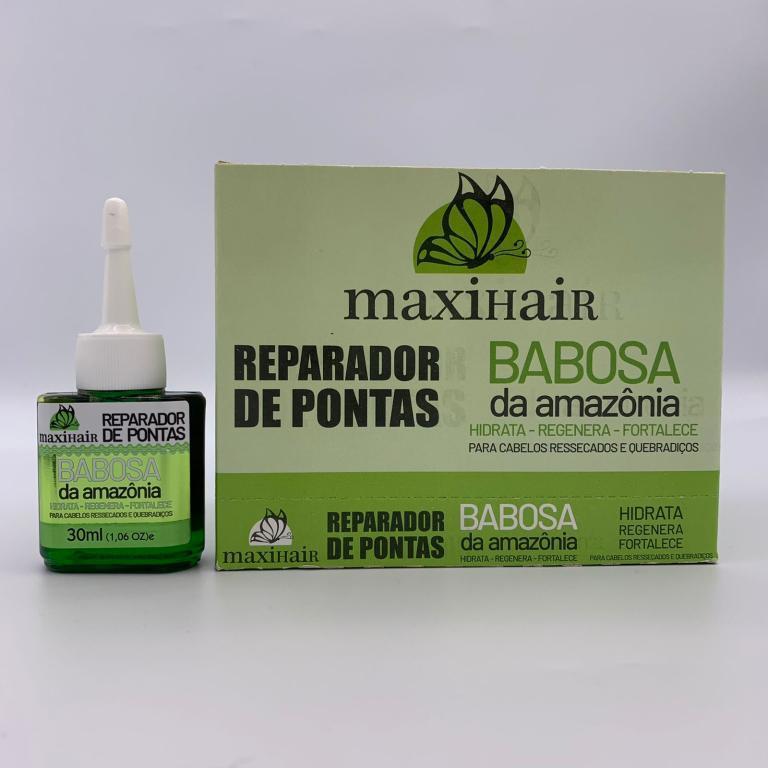 REPARADOR DE PONTAS MAXI HAIR - BABOSA DA AMAZÔNIA - 30ml