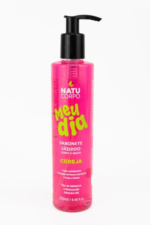 SABONETE LIQUIDO CEREJA NATUCORPO MEU DIA 250ML