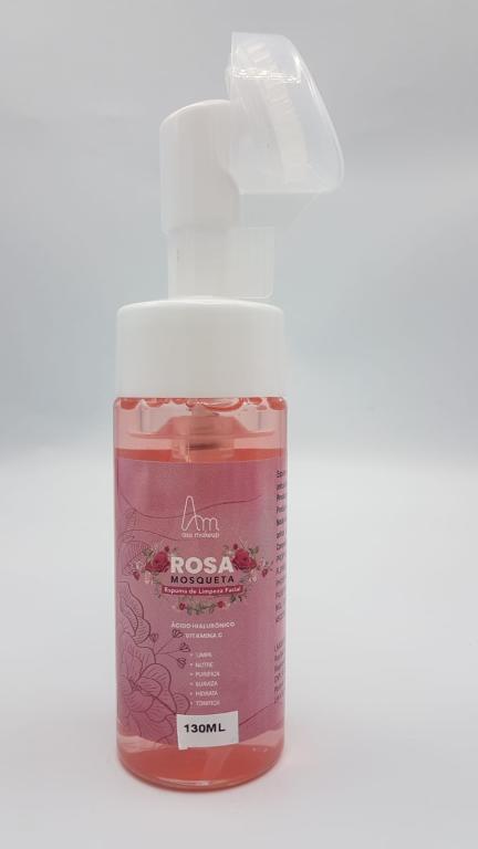 SABONETE MOUSSE MICELAR- ASUMAKEUP ASU026 ROSA MOSQUETA 130ml