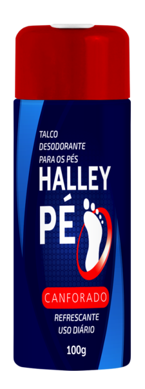 TALCO DES P/PES HALLEY AZUL 100g (80200)