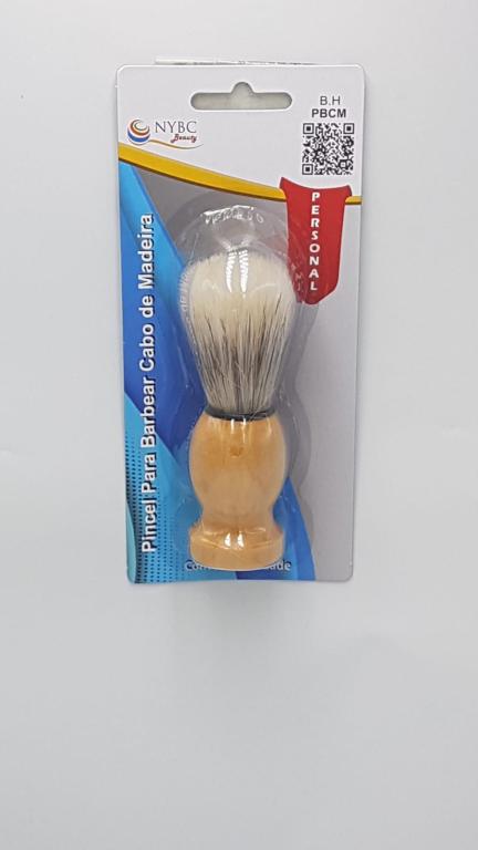 PINCEL PARA BARBEAR CABO DE MADEIRA NYBC