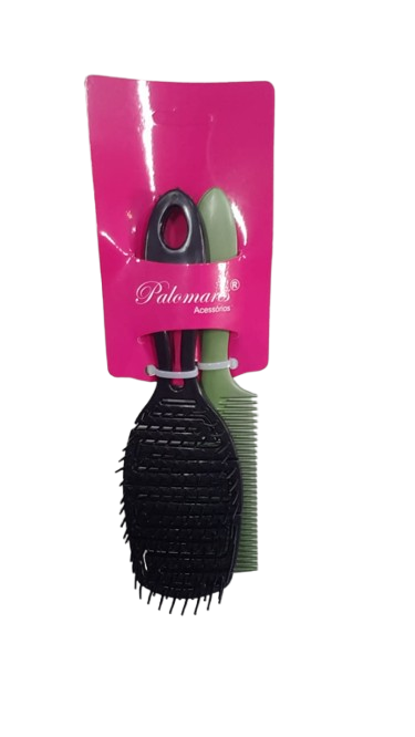 KIT ESCOVA FLEX HEXA E PENTE LUXO