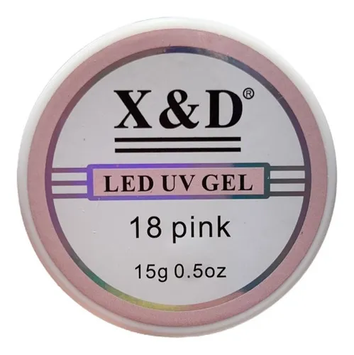 GEL X&D LEND UV GEL 15g 0.5oz - 18 PINK