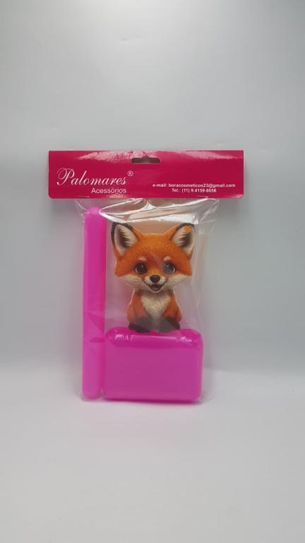 KIT BANHO INFANTIL RAPOSINHA - SABONETEIRA+PORTA-ESCOVA+BUCHA