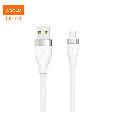 Cabo De Celular Premium MICRO V8 Rápido 4.8A AGold