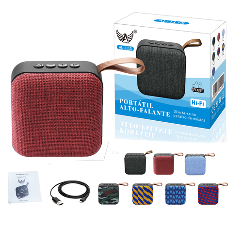 Caixa De Som Bluetooth 8W Portátil