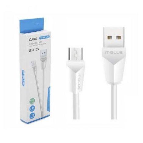 Cabo De Celular Rapido Micro - V8 - IT BLUE