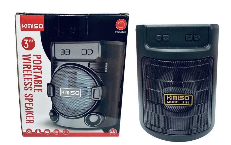 Caixa De Som Portatil Bluetooth FM USB Kimiso