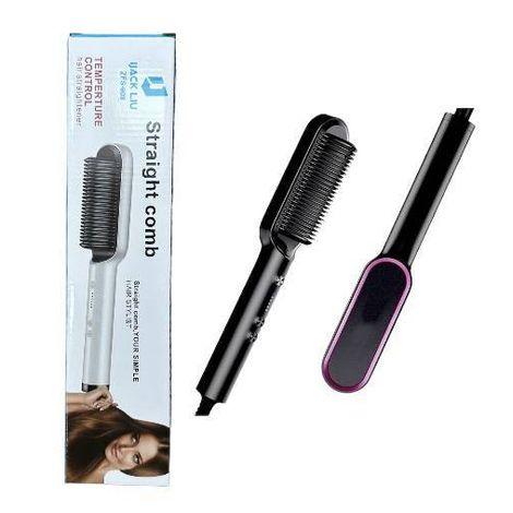 Chapinha Escova Alisadora De Cabelo Pente Elétrico Portátil 110v/220v IJACK LIU