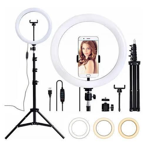 Ring Light Iluminador LED 30cm / 12 POLEGADAS + TRIPE 2 Metros - Bmax