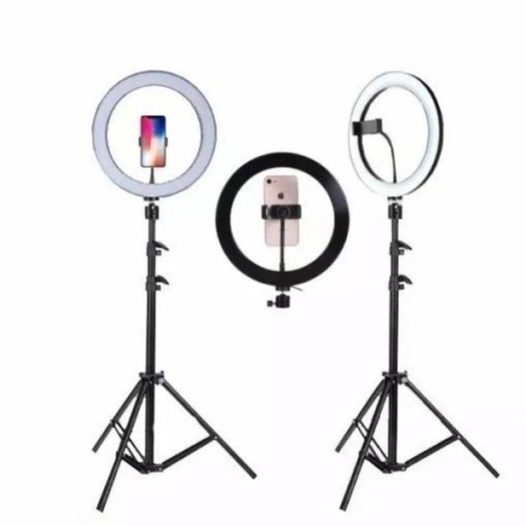 Ring Light Iluminador LED 30cm / 12 POLEGADAS + TRIPE 2 Metros - Bmax