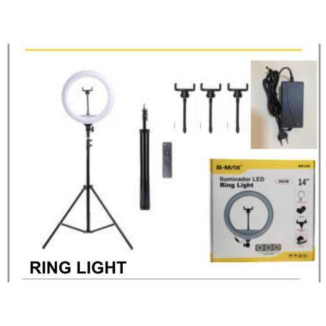 Ring Light 14 Polegadas Grande + Tripé de 2,20M - Bmax