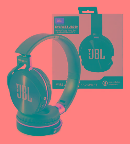 Fone De Ouvido EVEREST JBL 950 Headphone Wireless FM e MP3