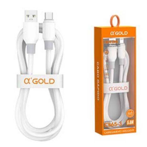 CABO DE CELULAR 30W TYPE-C 5.A REFORÇADO PREMIUM- KAIDI