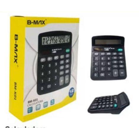 CALCULADORA DE MESA MÉDIA 12 DÍGITOS SOLAR BMAX