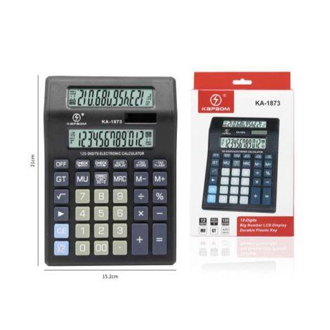 Calculadora De Mesa Comercial Escritório Com 2 Display 12 Digitos