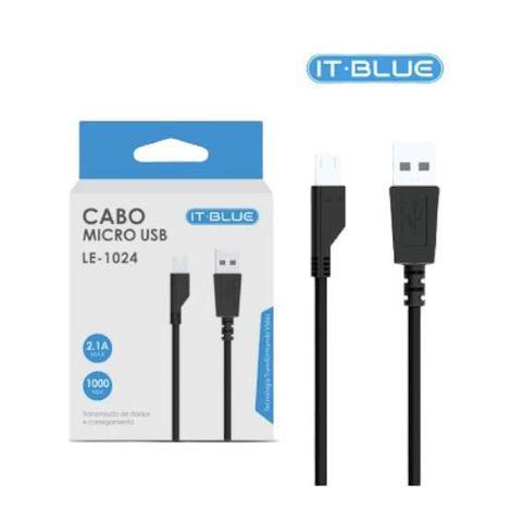 Cabo De Celular 1M USB Micro V8 IT-Blue