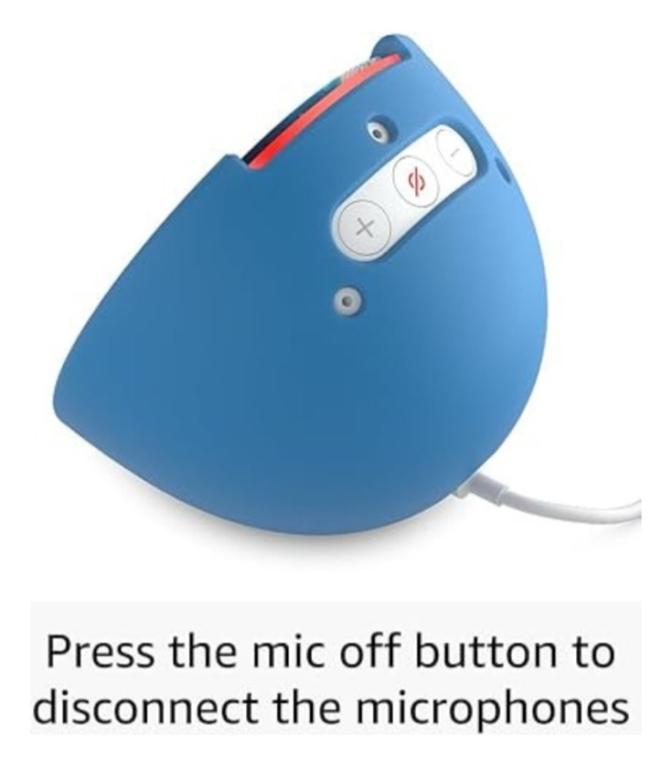 A Caixa de som Alexa Echo pop Kids princeseas 110v/220v