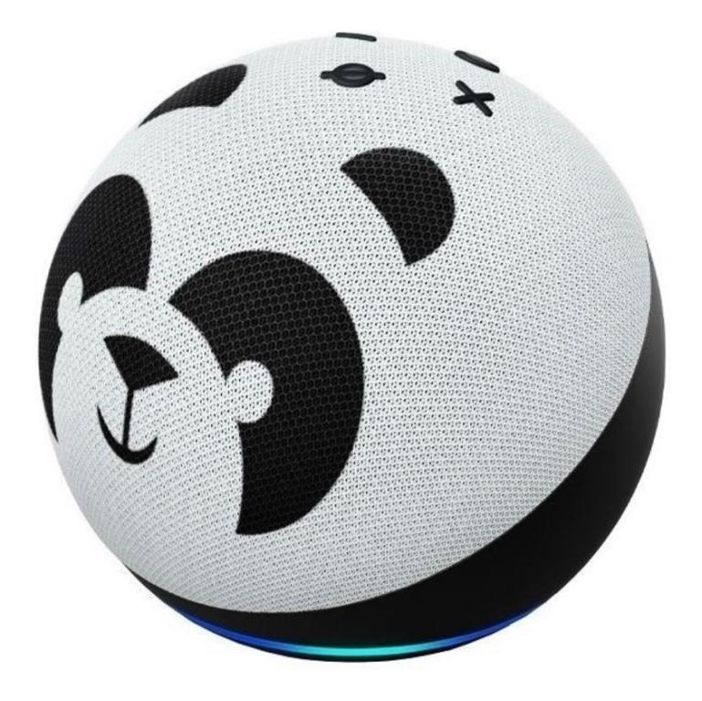 Caixa de som Amazon Echo Dot 4th Gen Kids com assistente virtual Alexa panda 110V/240V