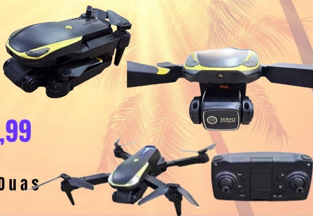 A Drone 8m profissional duas câmeras controle