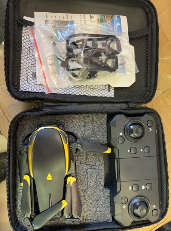 A Drone 8m profissional duas câmeras controle