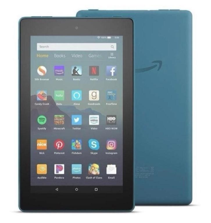 Tablet Amazon Fire 7 Lançamento 12ª Geração 16gb 2gb ram Original azul