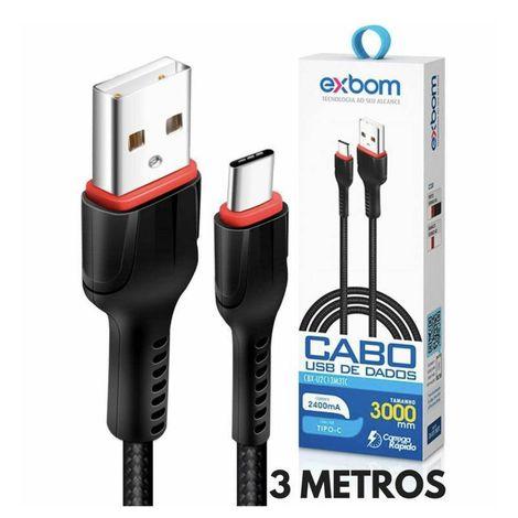 CABO DE CELULAR TURBO IPHONE IOS LIghtinig USB 3 METROS