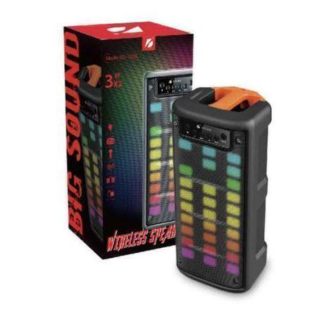 CAIXA DE SOM BLUETOOTH COM LED PORTÁTIL