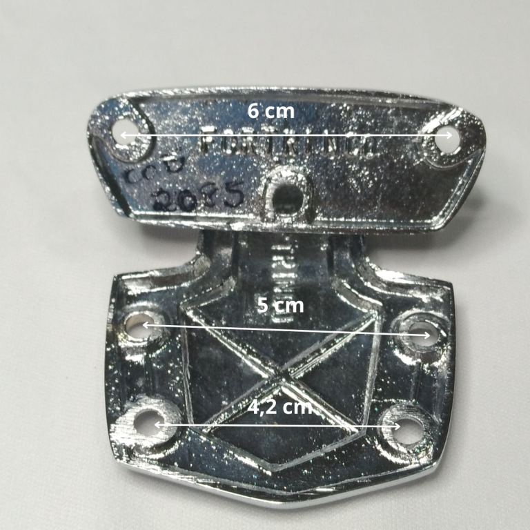 DOBRADIÇA P/GELADEIRA E BALCÕES  N 2 CROMADA