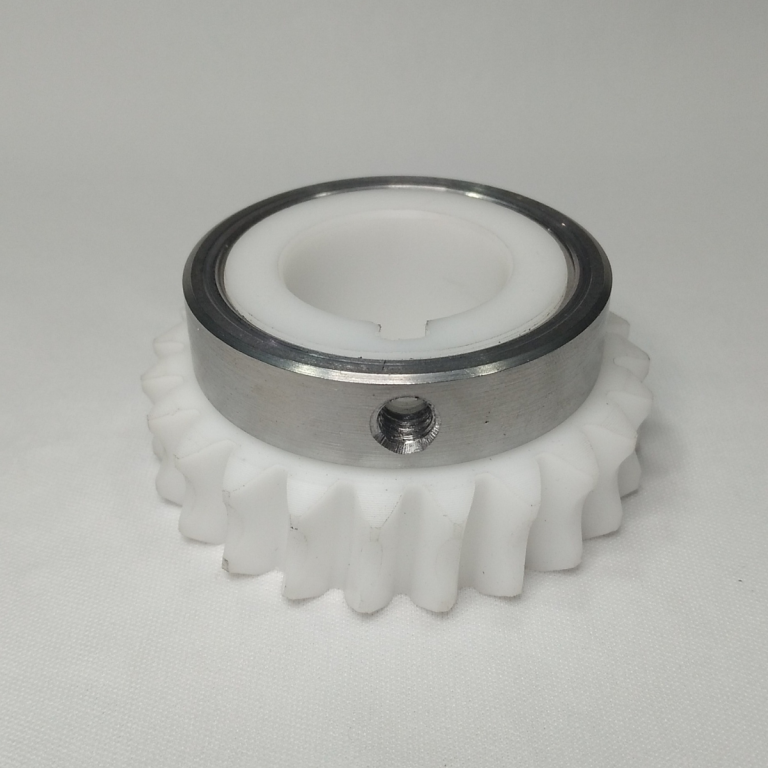 ENGRENAGEM FRANGUEIRA GASTROMAQ ARV- 23 DENTES COM CINTA METAL  EXT.76MM X Ø INT.31MM