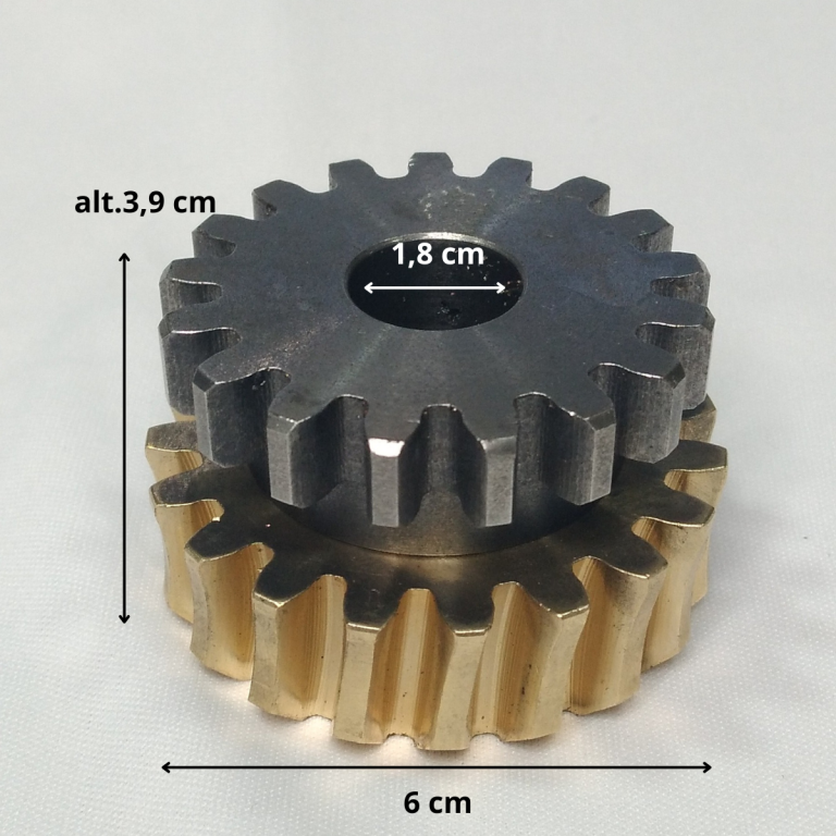 ENGRENAGEM COROA MONTADA P/AMACIADOR DE BIFE C.A.F AMB 17 DENTES