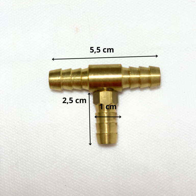 TEE GÁS MULTIUSO 3/8 TM ROCO 2147