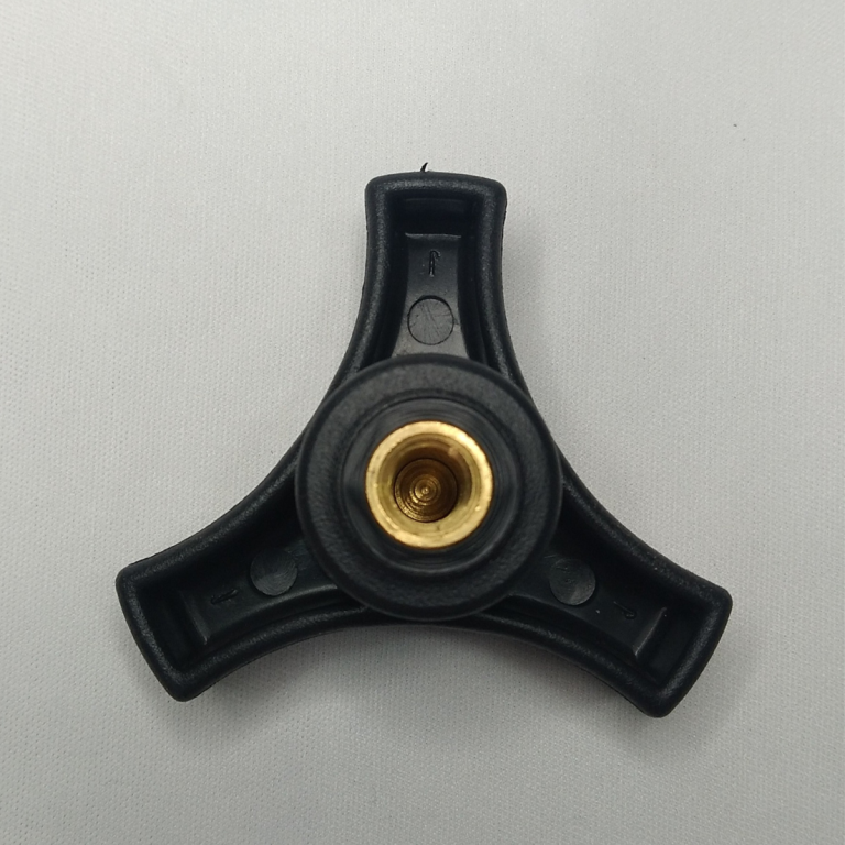 MANIPULO OU PORCA ORIGINAL  (GR) ESTRELA  3 PONTAS M3PF  PARA CARRINHO FATIADOR BERMAR AUT. COD;551