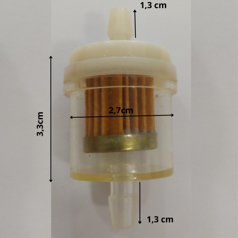 FILTRO DA SELADORA A VACUO DE BICO  P/BOMBA DE SUCÇÃO PARTICULAS  SASA  R-BAIÃO  B340/ B410