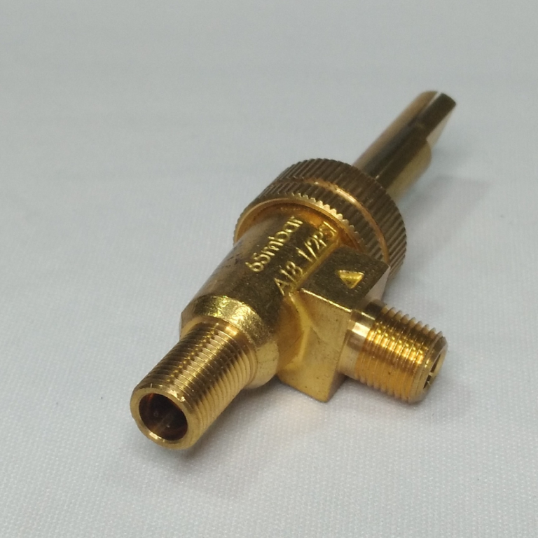 VALVULA DE GÁS DE PASSAGEM C/ FUNÇÃO LIGA E DESLIGA FIXAÇÃO ROSCA 1/8-27NPT  65MBAR A18  1/2PSI