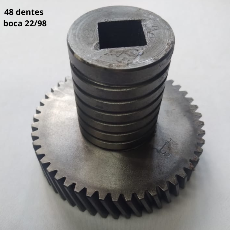 ENGRENAGEM DE FERRO 48 DENTES MOEDOR/PICADOR CARNE SKYMSEM BOCA 22 /98