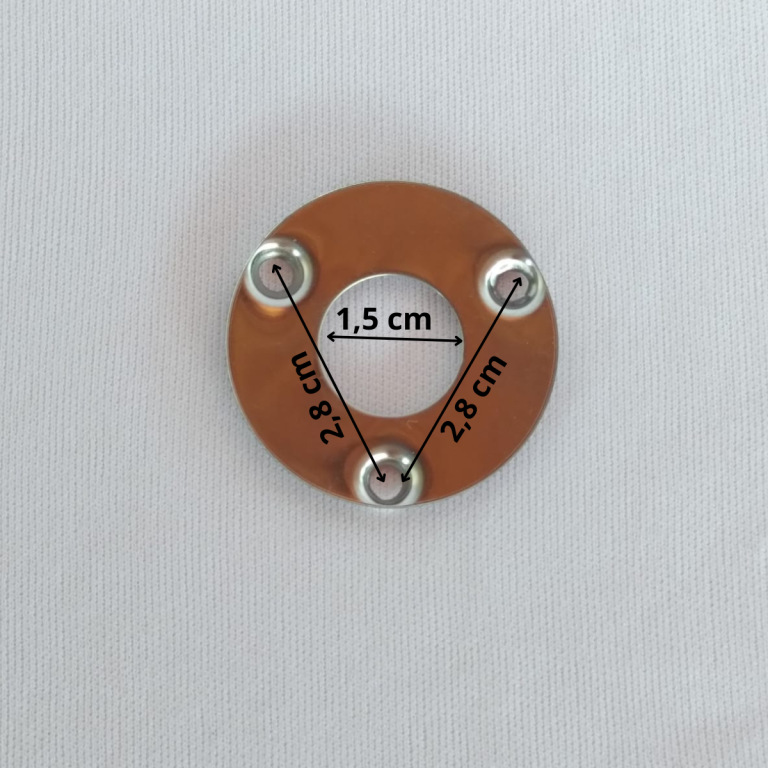 CHAPA INOX DA COBERTURA DO MANCAL REF(17717-2) LIQUIDIFICADOR SKYNSEM MOD. LI/LT E OUTROS