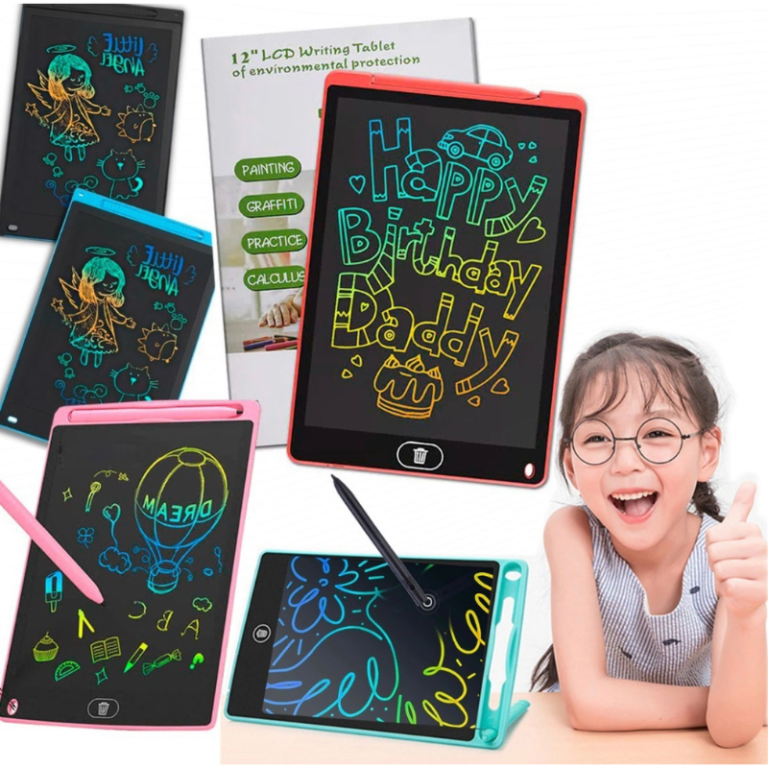 Lousa Magica Infantil Tablet Digital Lcd Magnética Tela 12